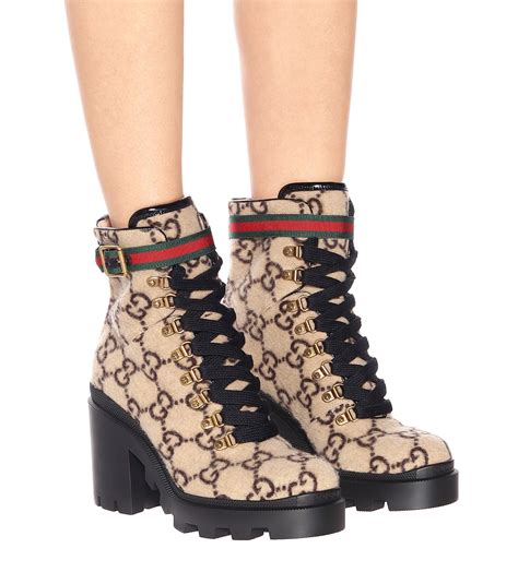 gucci wool boot|gucci ankle boots on sale.